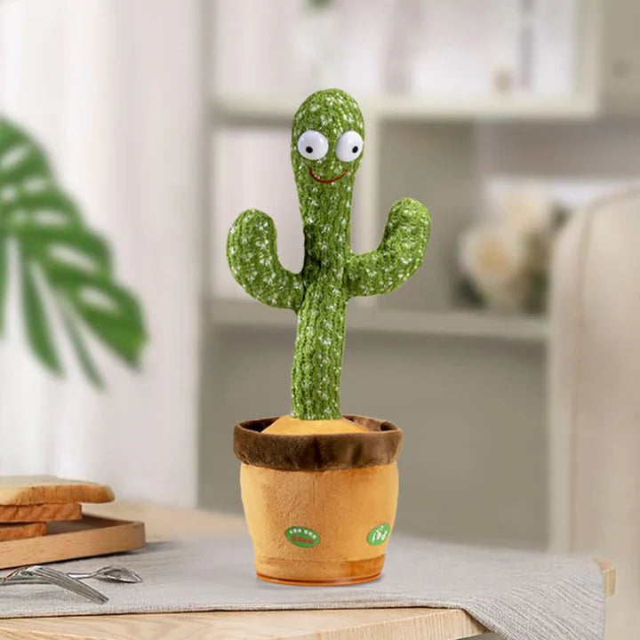 Dancing Cactus™ – Singing & Talking Plush Toy | Interactive Fun for Kids (1–10 Years)
