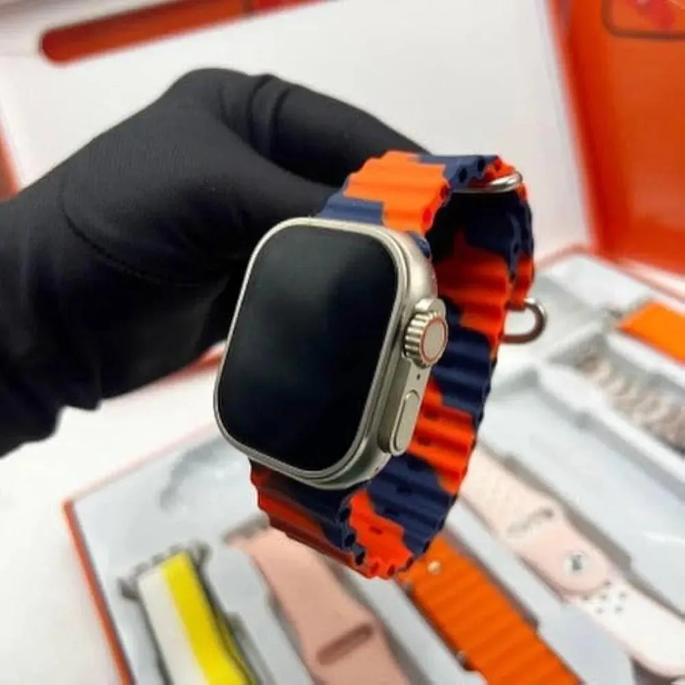 7-in-1 Stylish Smart Watch – Multicolor Fitness & Health Tracking Smartwatch ⌚