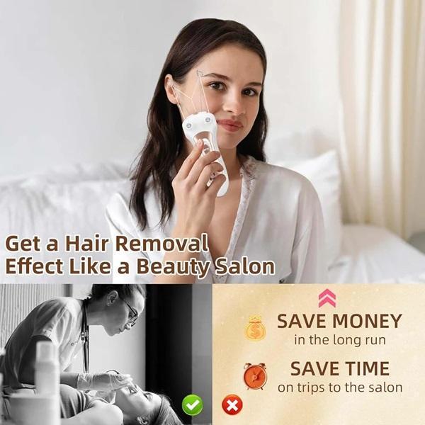 Electric Face Threading Machine – Cordless, USB Rechargeable & Painless Hair Removal Tool