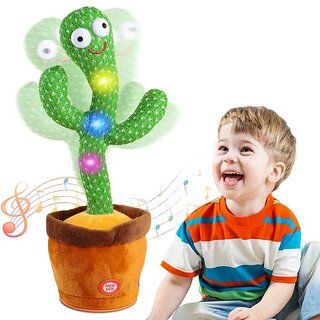 Dancing Cactus™ – Singing & Talking Plush Toy | Interactive Fun for Kids (1–10 Years)