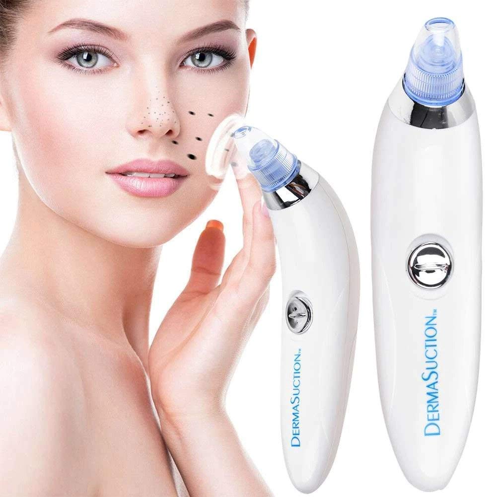 Derma Suction™ Facial Cleanser – Blackhead Remover with 4 Suction Heads | Deep Pore Cleaning Tool