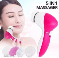 5-in-1 Beauty Care Massager – Deep Clean, Exfoliate & Glow | Complete Facial Spa Kit