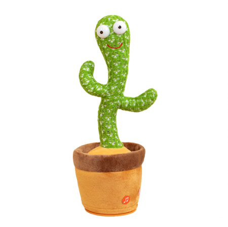 Dancing Cactus™ – Singing & Talking Plush Toy | Interactive Fun for Kids (1–10 Years)