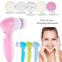 5-in-1 Beauty Care Massager – Deep Clean, Exfoliate & Glow | Complete Facial Spa Kit