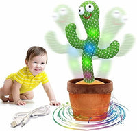 Dancing Cactus™ – Singing & Talking Plush Toy | Interactive Fun for Kids (1–10 Years)